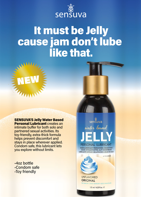 Sensuva - Jelly Water-Based Personal Lubricant 125ml 4 fl.oz. Bottle