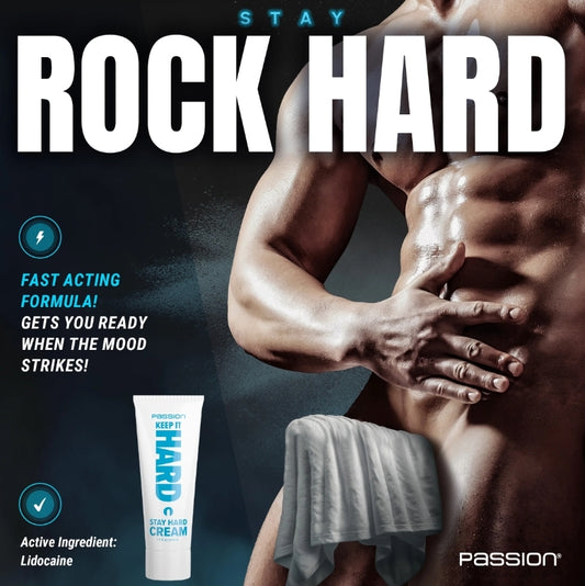 Passion Enhancers Keep It Hard - Stay Hard Cream - 1.5oz