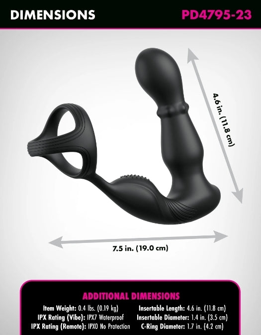 Anal Fantasy Elite Ass-gasm Slide & Glide - Black