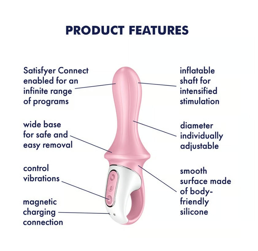 Satisfyer Air Pump Booty 5+ Pink