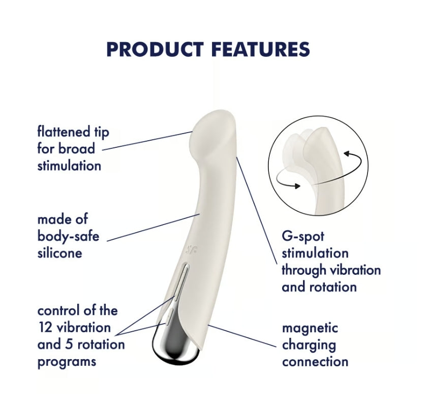 Satisfyer Spinning G Spot 1 Beige