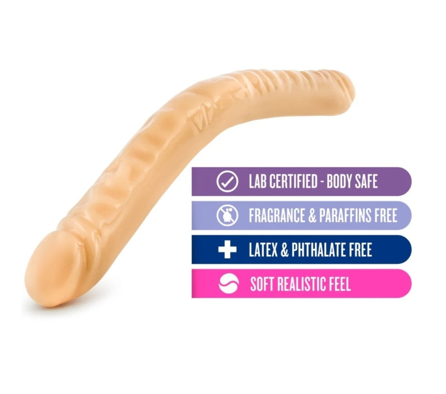 Blush - B Yours - 18" Double Dildo - Beige