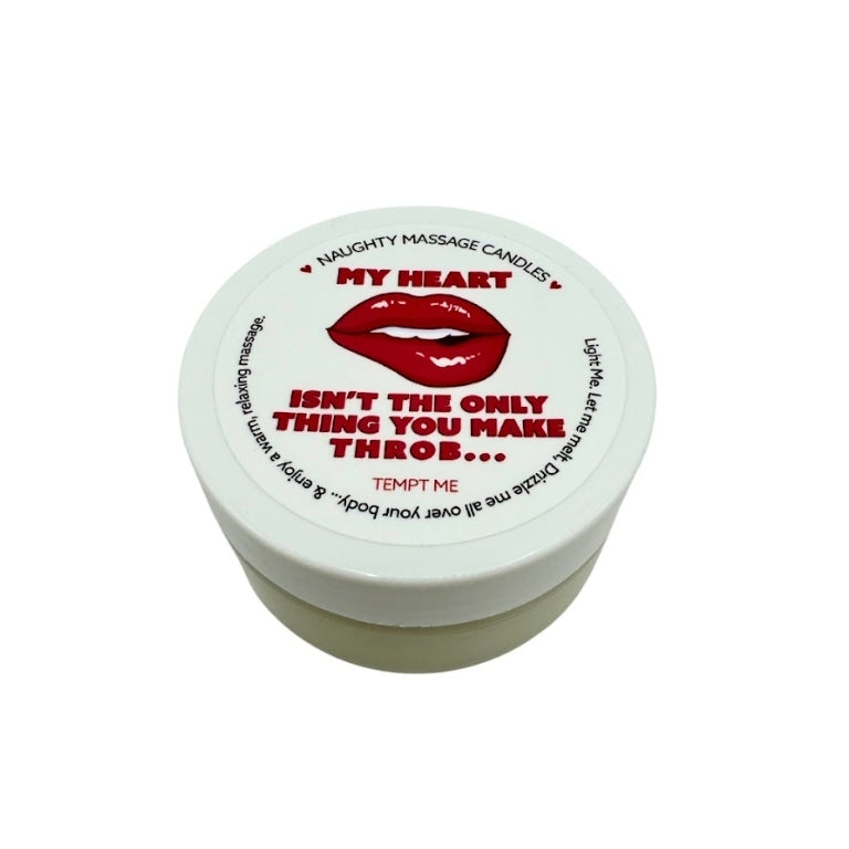 Kama - Valentine's Mini Massage candle "My Heart Isn't the Only Thing You Make Throb."