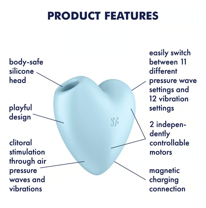 Satisfyer Cutie Heart Blue