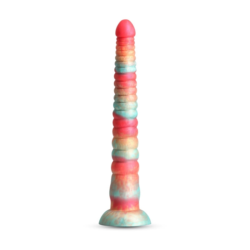 NS - Colours - Stacked - 12" Dildo - Red/Gold
