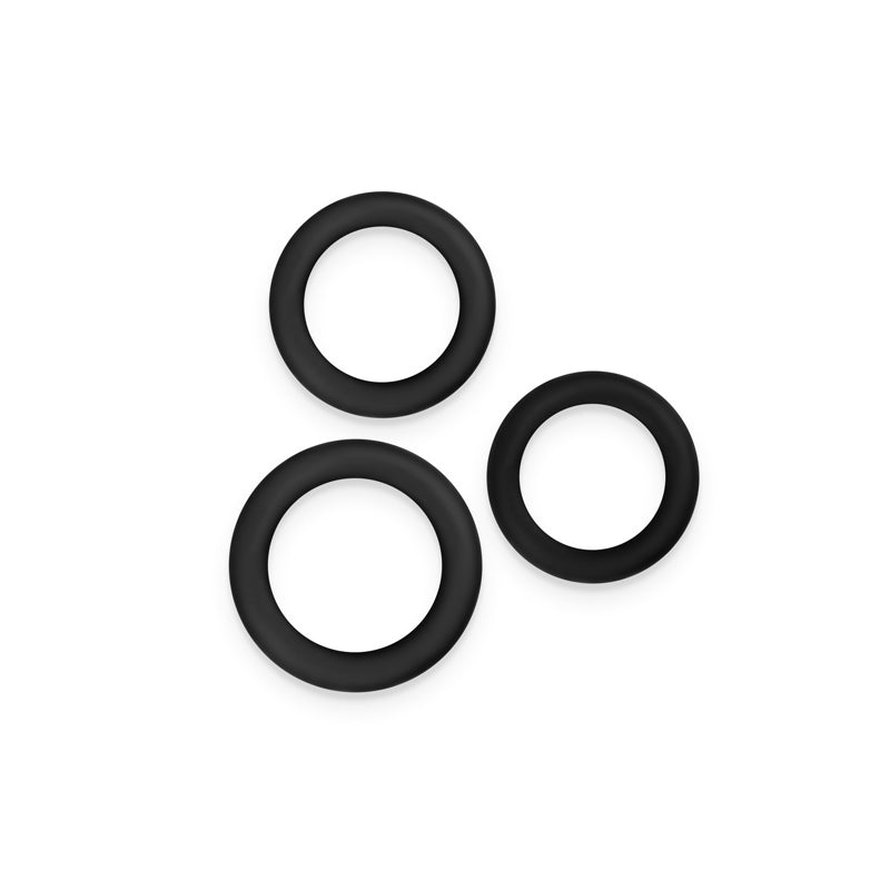 NS - Renegade - 3pc Slim Rings - Black