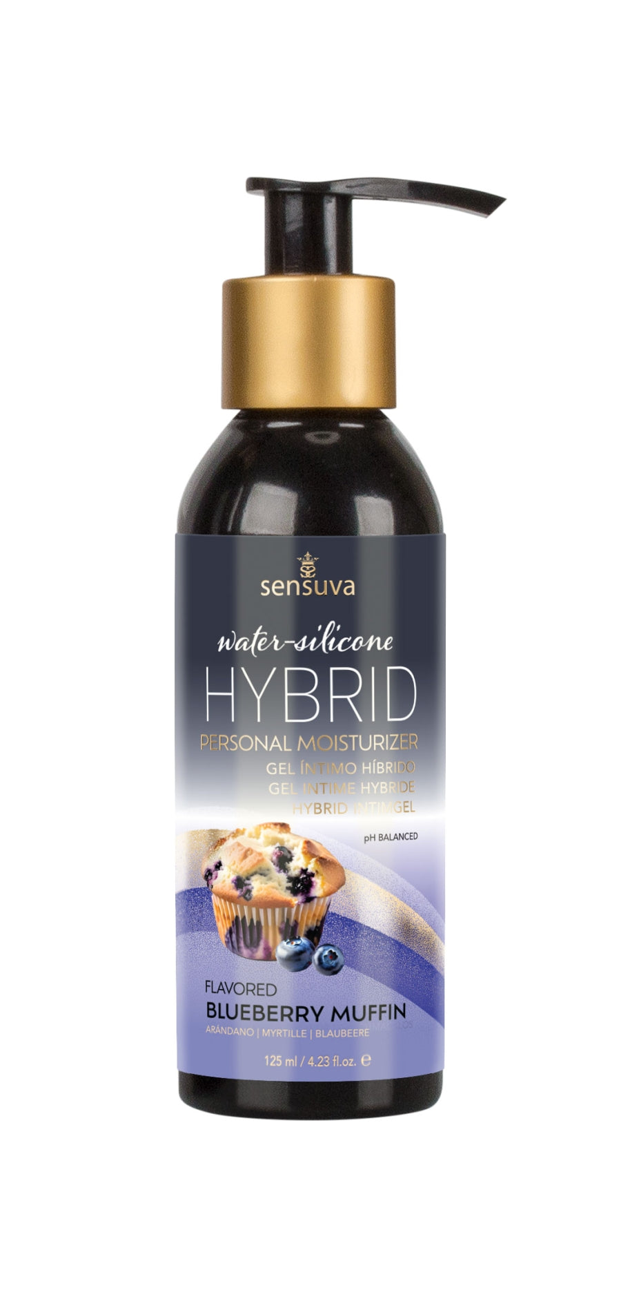 Sensuva - Hybrid Personal Moisturizer - Blueberry Muffin 4oz. Bottle