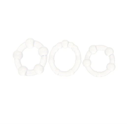Alpha Liquid Silicone Beaded Rings
