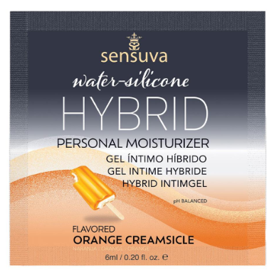 Sensuva - Hybrid Personal Moisturizer - Orange Creamsicle 6mL Single Use Packet