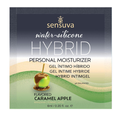 Sensuva - Hybrid Personal Moisturizer - Caramel Apple 6mL Single Use Packet