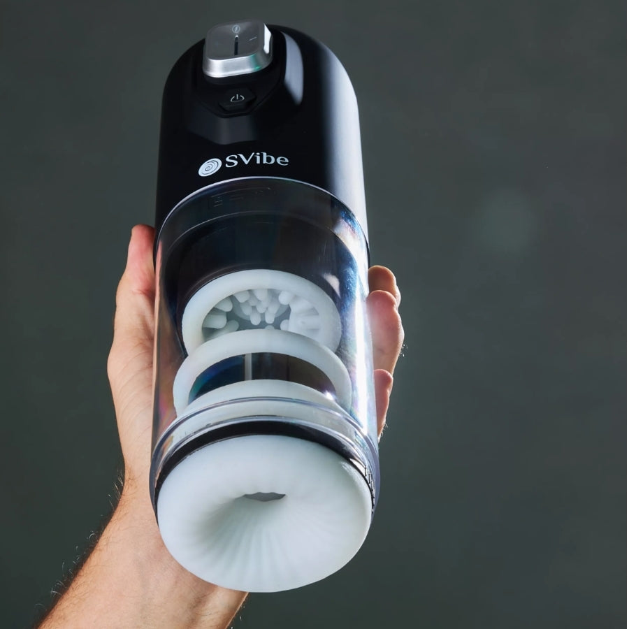Svibe Ikon Spark Masturbator, Transparent Black