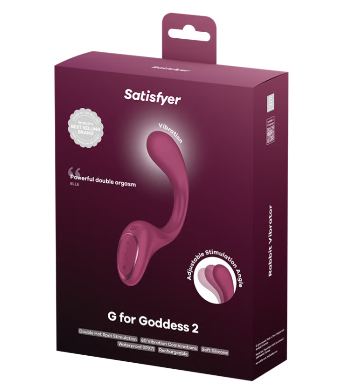 Satisfyer G for Goddess 2 Wine Red