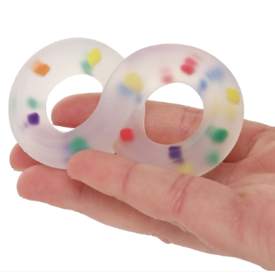 Alpha Liquid Silicone Crazy 8 Party Ring