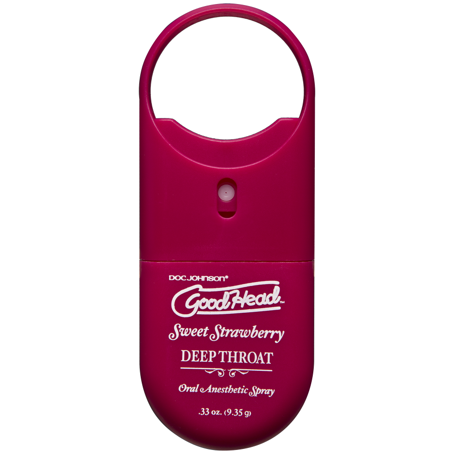 GoodHead - Deep Throat Spray To-Go - Strawberry (.30 fl.oz.)