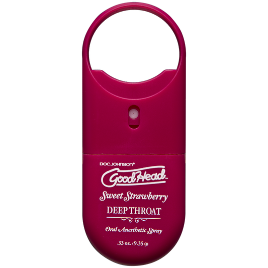 GoodHead - Deep Throat Spray To-Go - Strawberry (.30 fl.oz.)