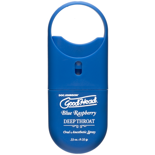 GoodHead - Deep Throat Spray To-Go - Blue Raspberry (.30 oz.)