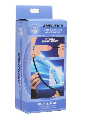 Zeus Electrosex - Amplifier Cock and Ball Strap with Penis eStim