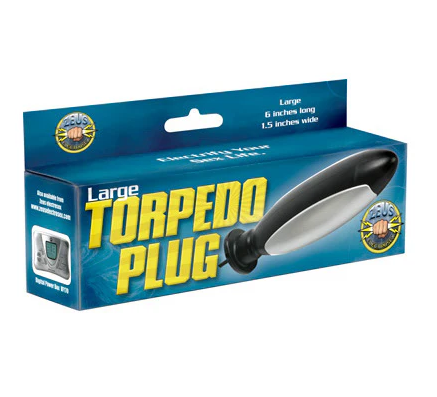 Zeus Electrosex - Anal/Vaginal - Torpedo Plug - Large