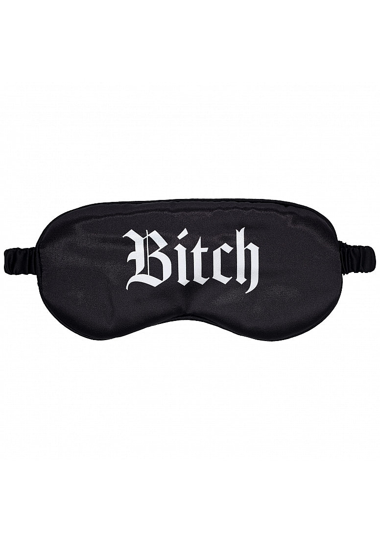 Shots - Ouch! - Bitch - Printed Mask - Satin - Black