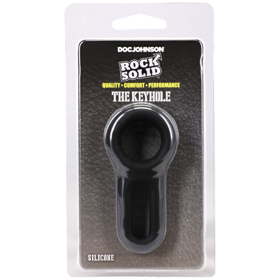Rock Solid - The Keyhole - Silicone C-Ring Black