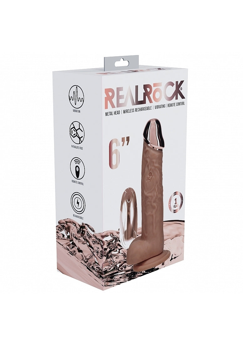 Shots - RealRock - Metalhead - Regular Straight with Balls 6" - Tan