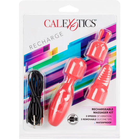CalExotics® Rechargeable Vibrator Kit - Pink