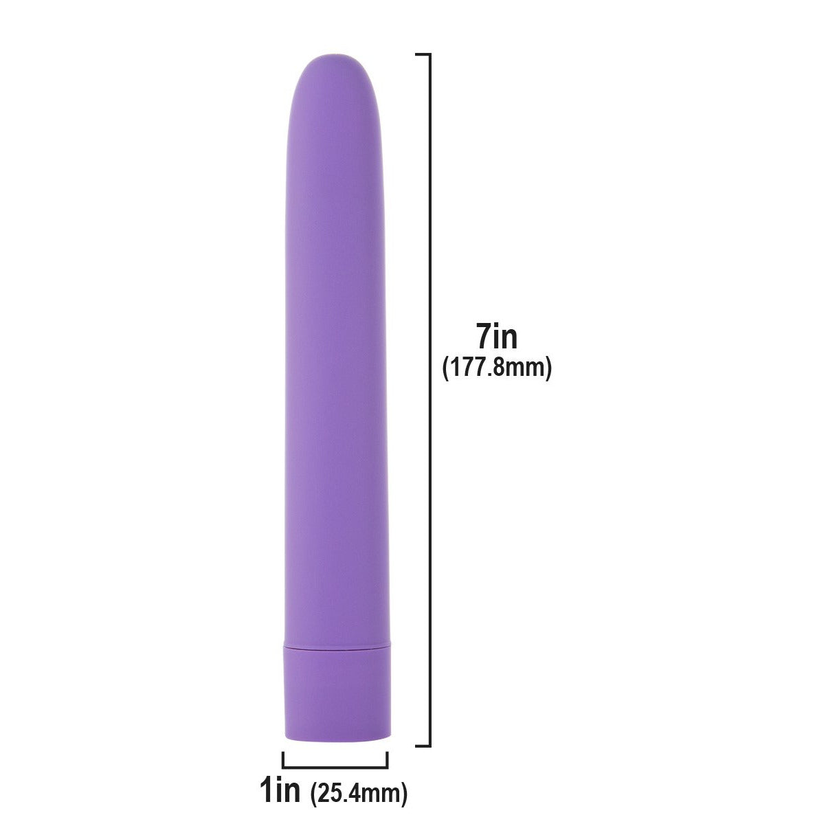 PowerBullet Eezy Pleezy - 7" Vibrator - Purple