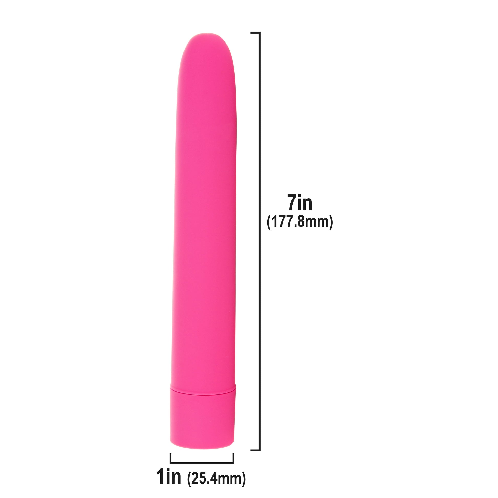 PowerBullet Eezy Pleezy - 7" Vibrator - Pink