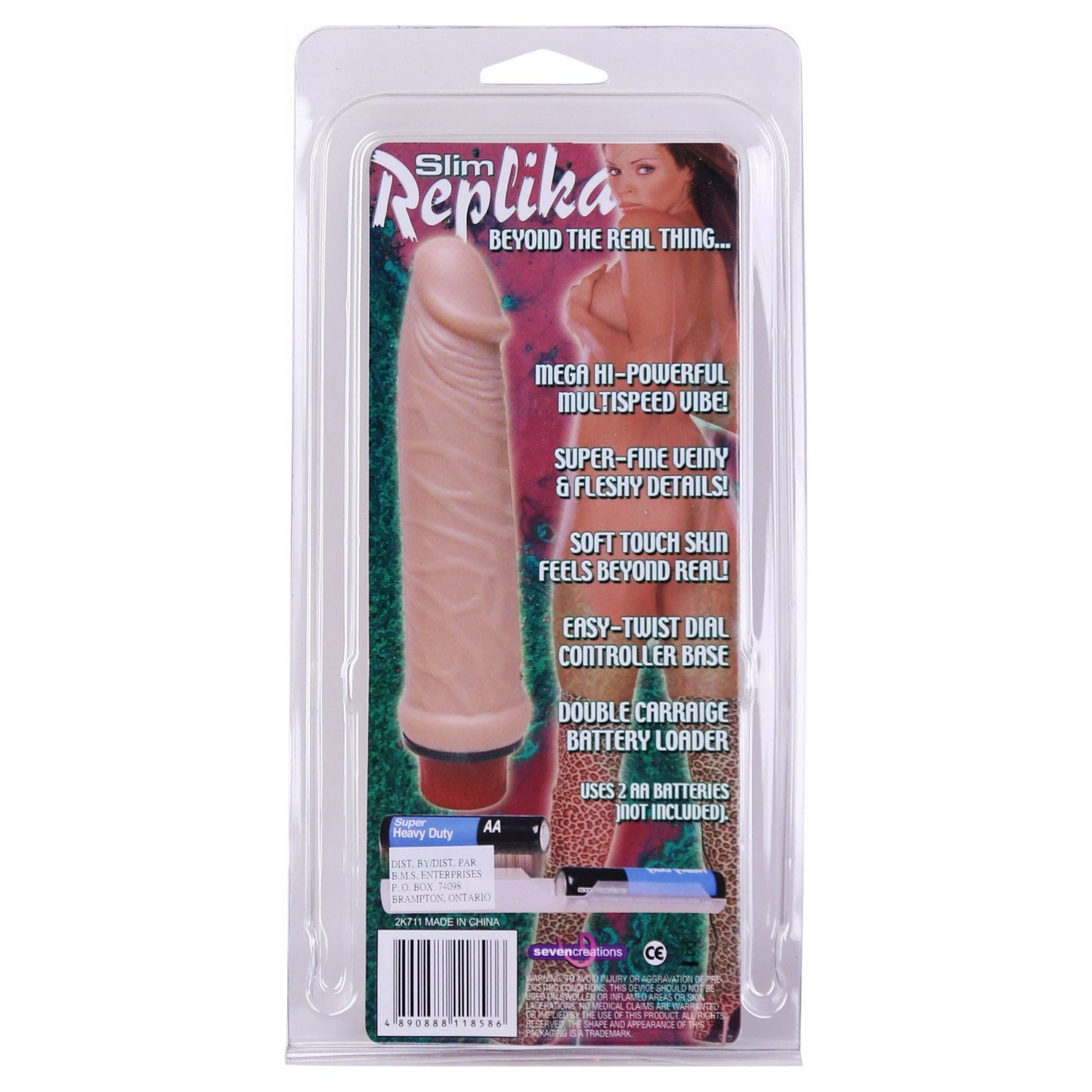 PGL Slim Replika - Vibrating Dildo