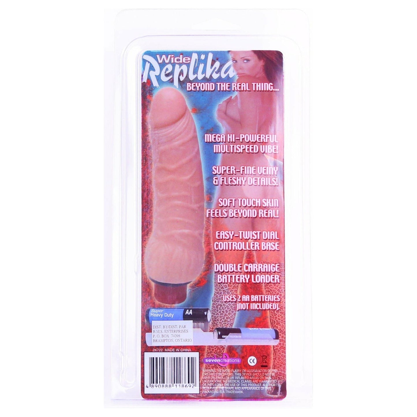 PGL Wide Replika - Vibrating Dildo