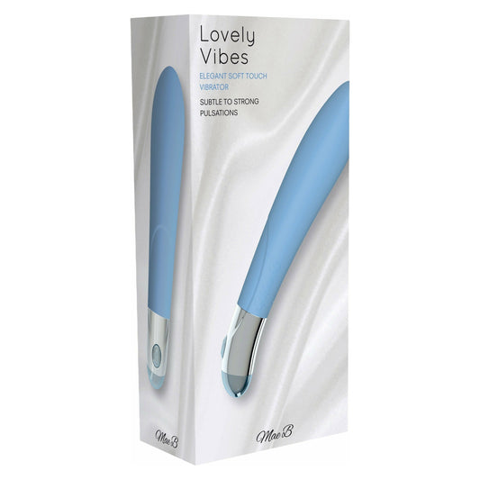 Mae B Lovely Vibes - Elegant Soft Touch Vibrator - Blue