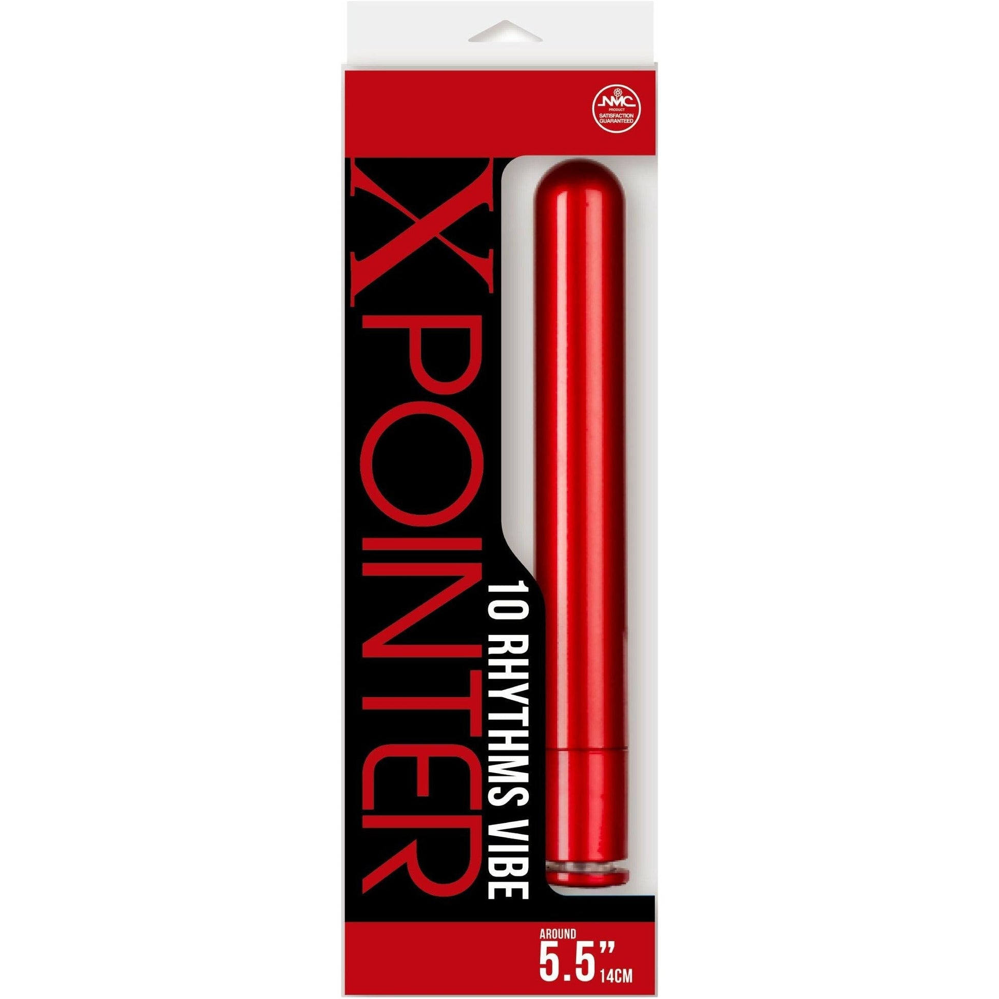 NMC X Pointer - 5.5 Inch Bullet Vibrator - Red