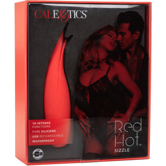 CalExotics® Red Hot Sizzle – Clitoral Vibrator – Red