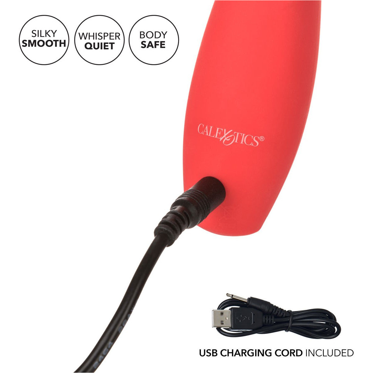 CalExotics® Red Hot Sizzle – Clitoral Vibrator – Red