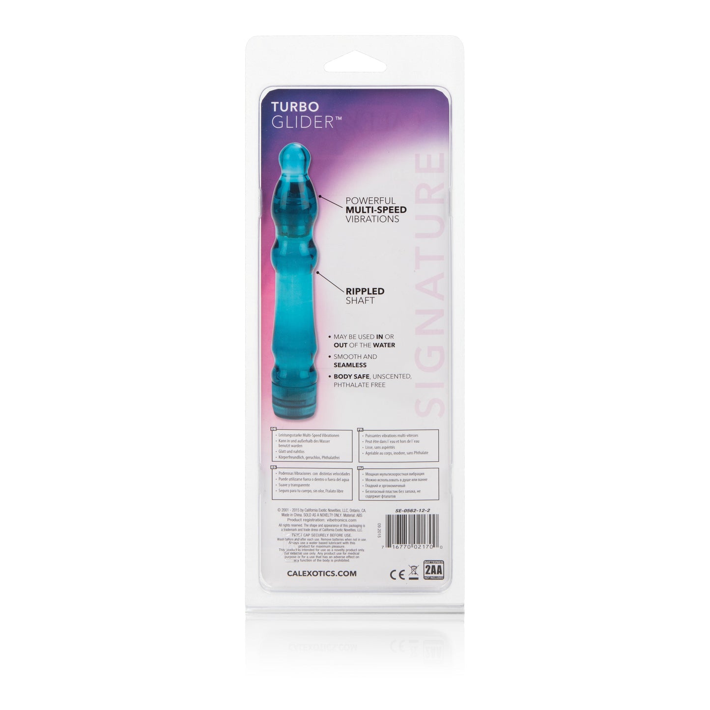 CalExotics® Waterproof Turbo Glider Blueberry Bliss