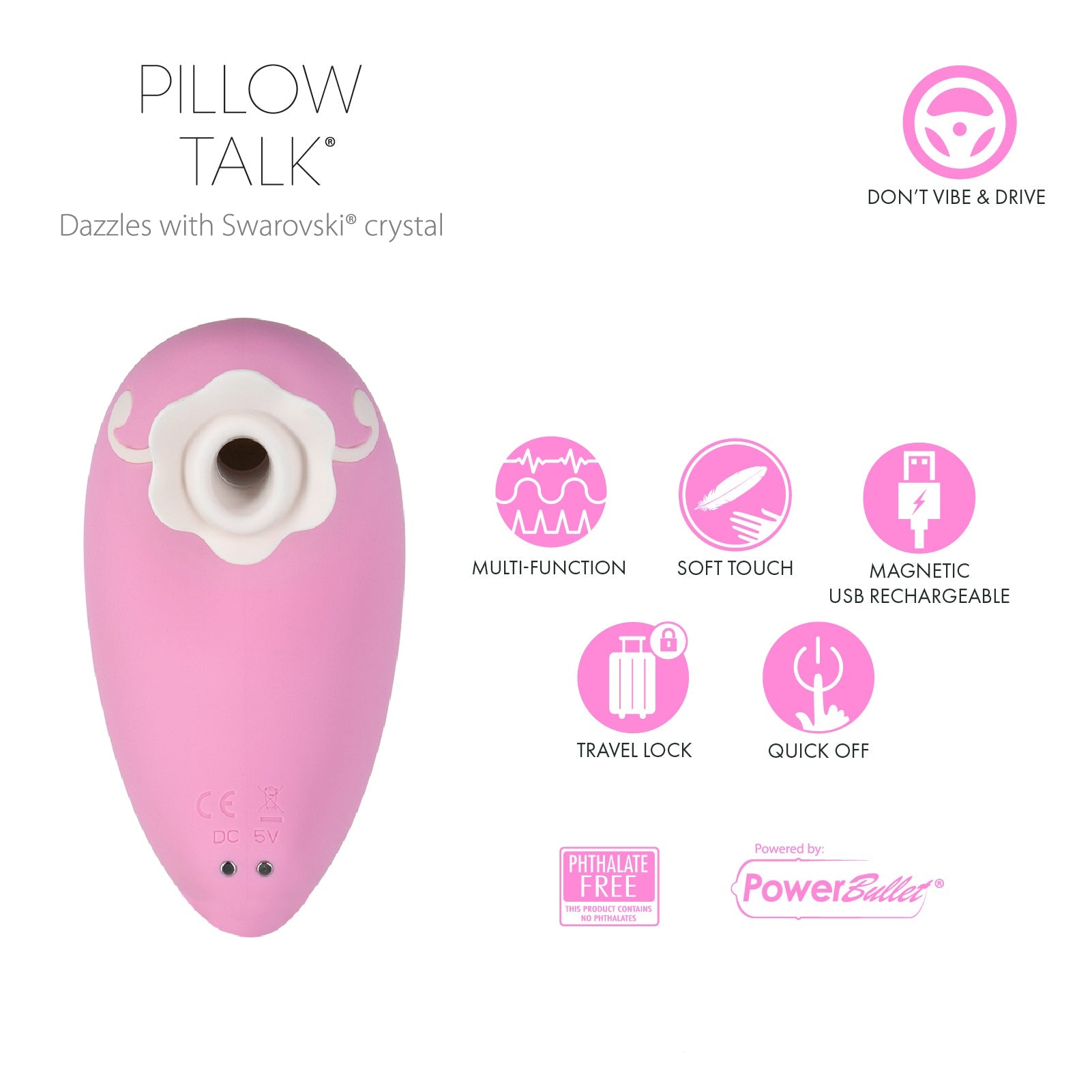 Pillow Talk Dreamy – Luxurious Clitoral Massager – Pink
