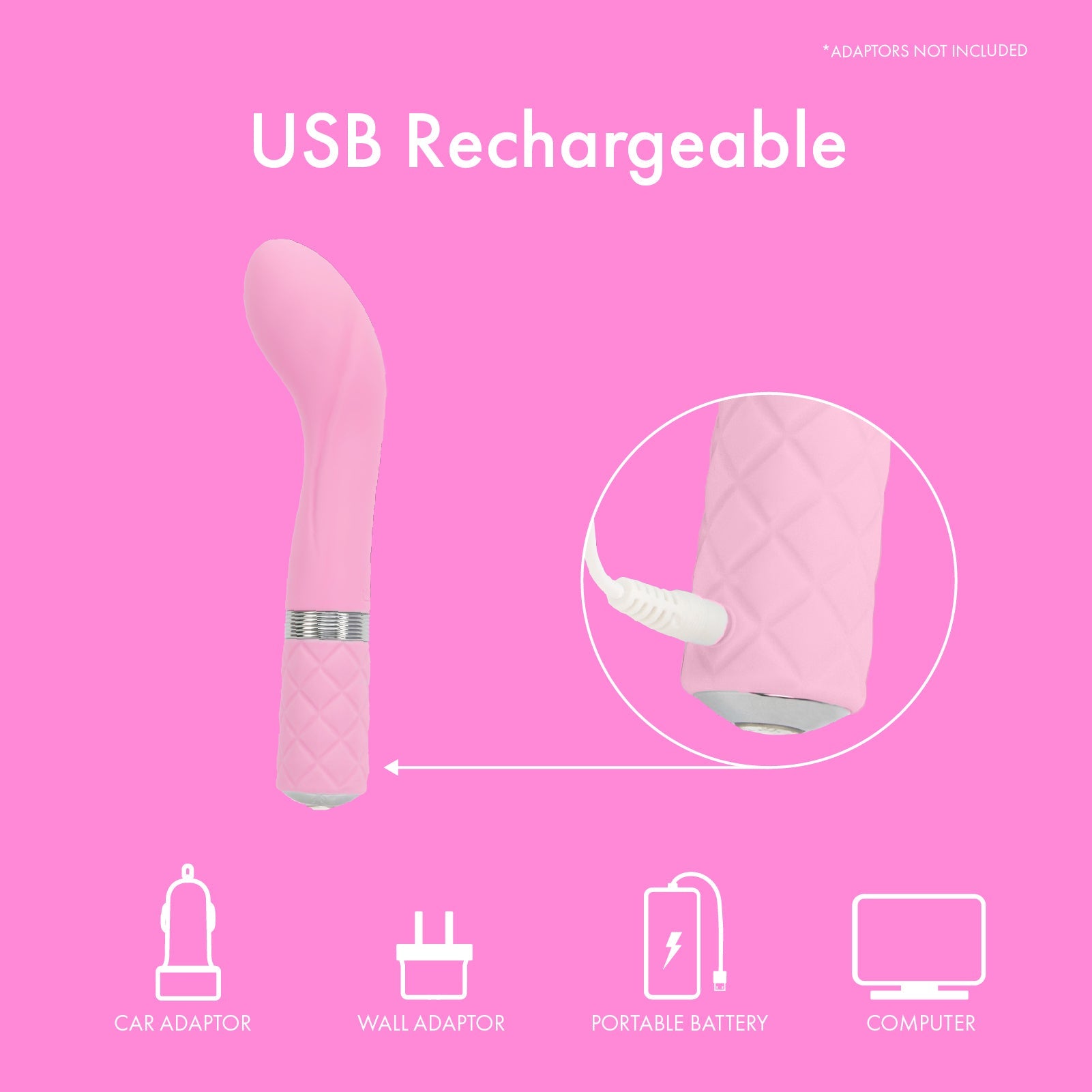 Pure Love®- G-Spot Vibrator With Swarovski® Crystal – Pink