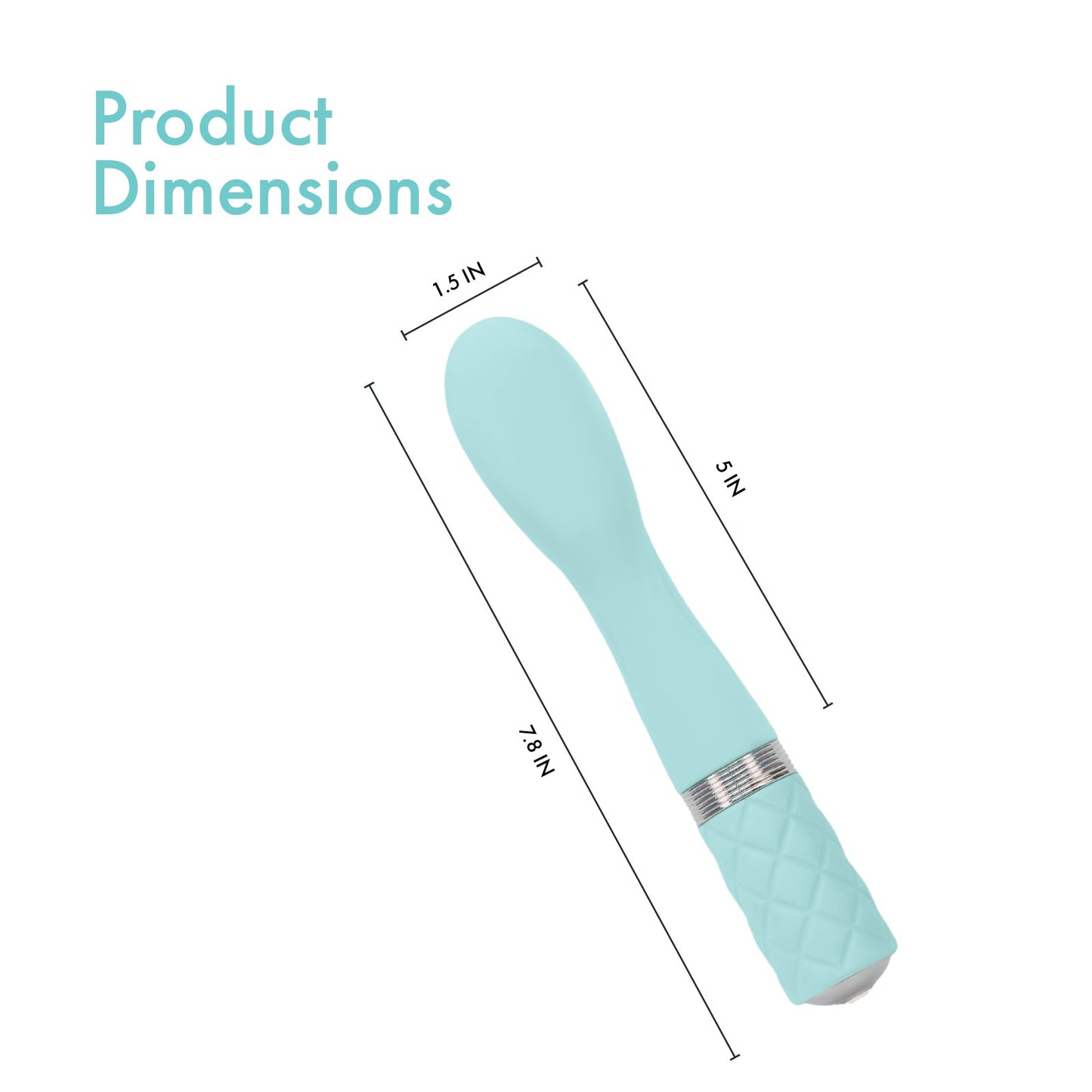 PL Pure Love®- G-Spot Vibrator With Swarovski® Crystal - Teal