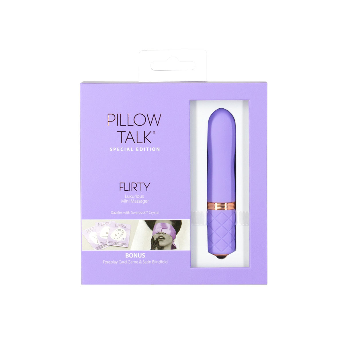 Pillow Talk - Special Edition Flirty - Luxurious Mini Massager - Rechargeable - Purple