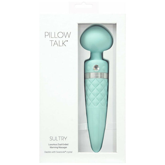 Pillow Talk Sultry - Dual-Ended Massager - Teal
