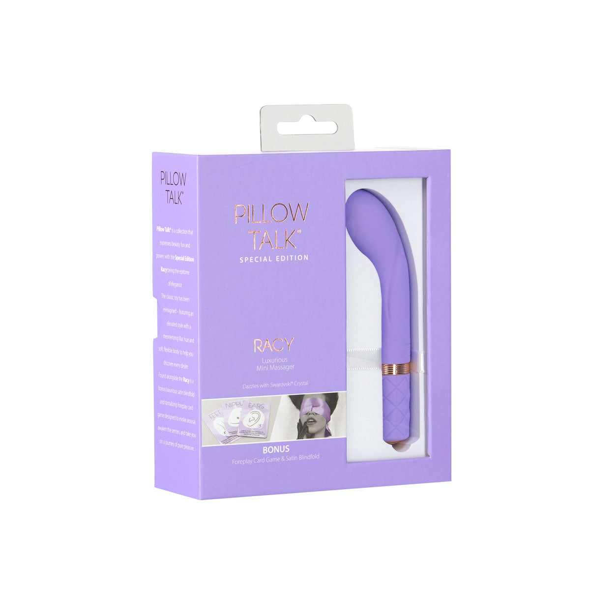 Pillow Talk - Special Edition Racy - Luxurious Mini Massager - Rechargeable - Purple