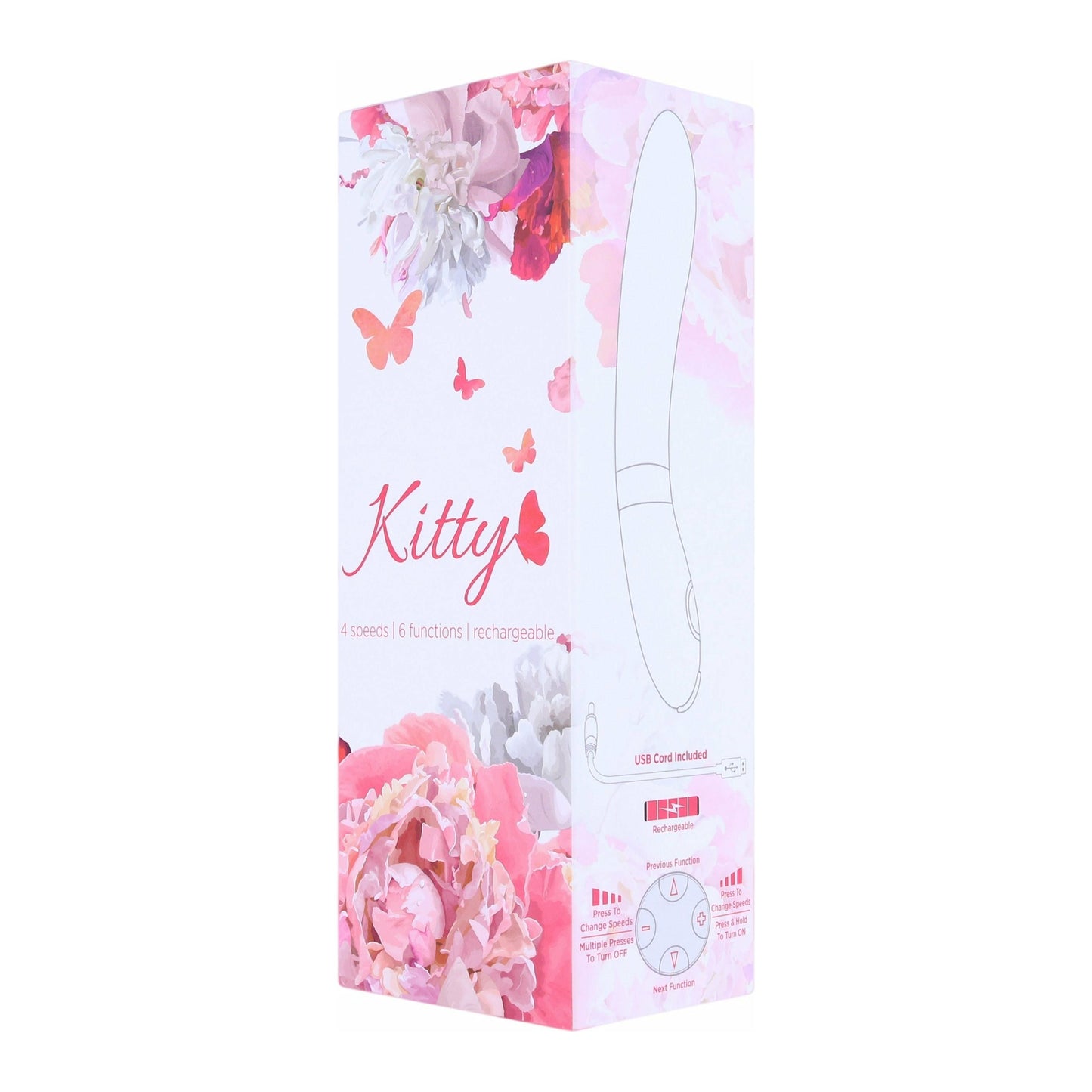 Kitty Silicone G-Spot Vibrator - Purple