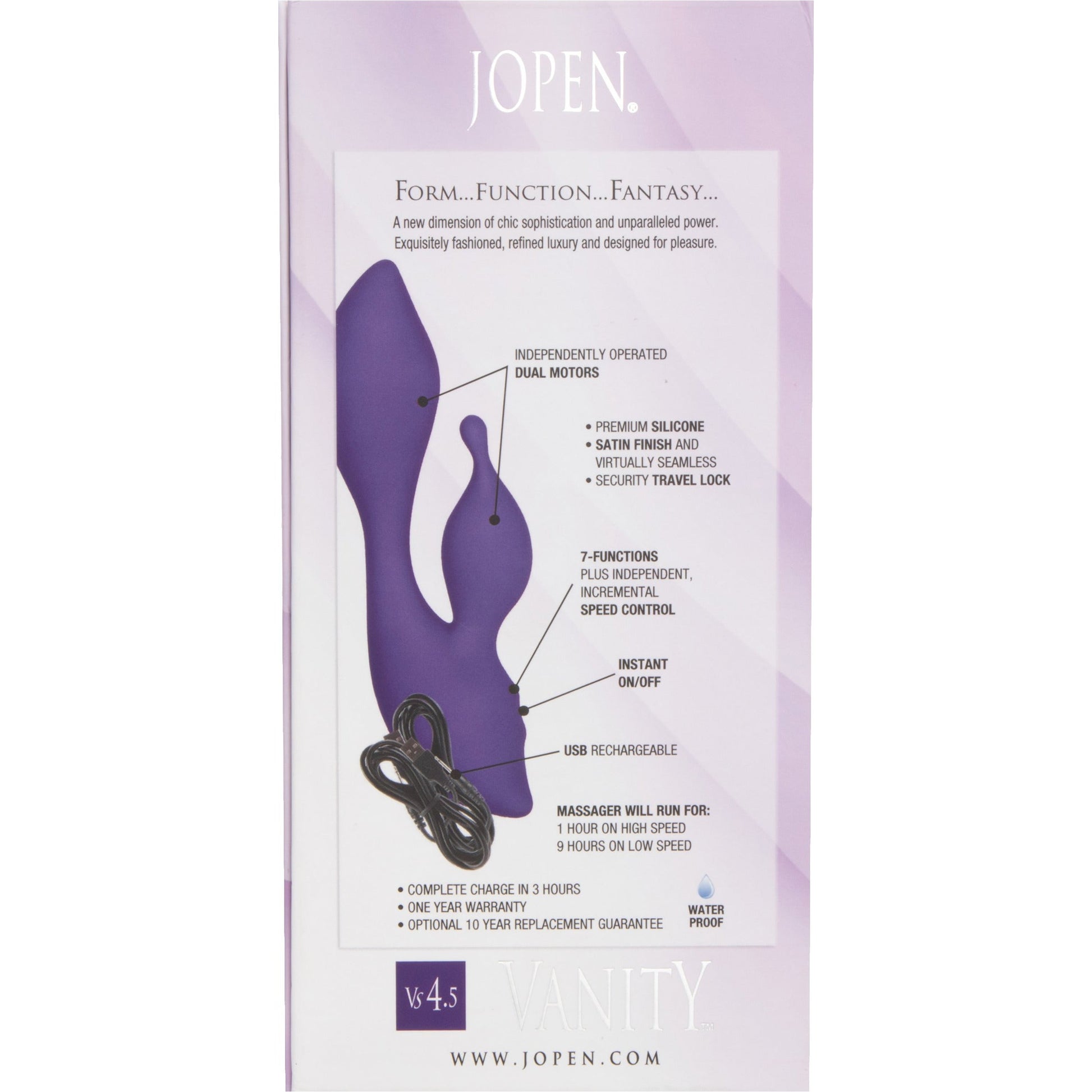 CalExotics® Vanity - Dual Vibrator - Purple