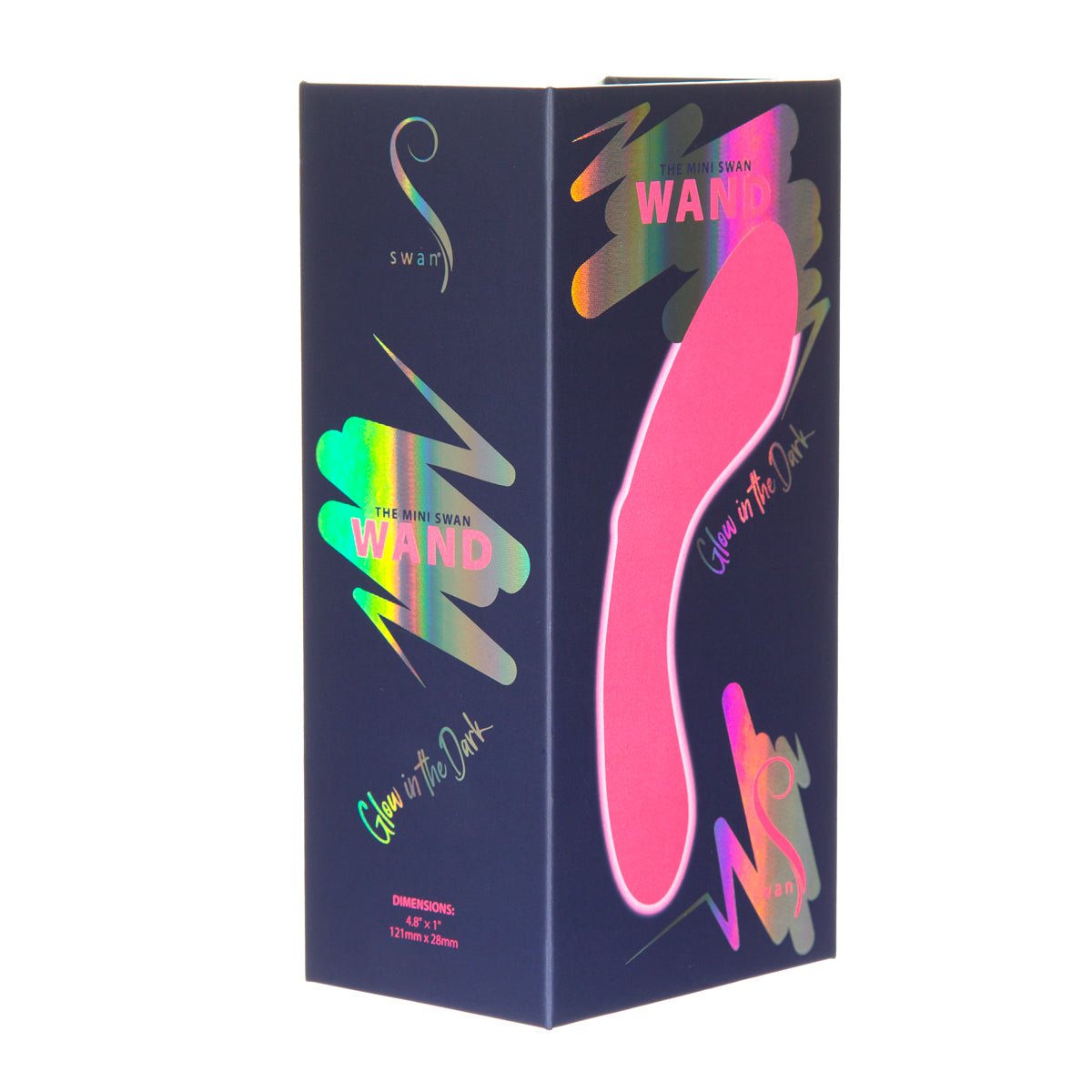 Swan® - The Mini Swan® Wand - Glow in the Dark - Pink