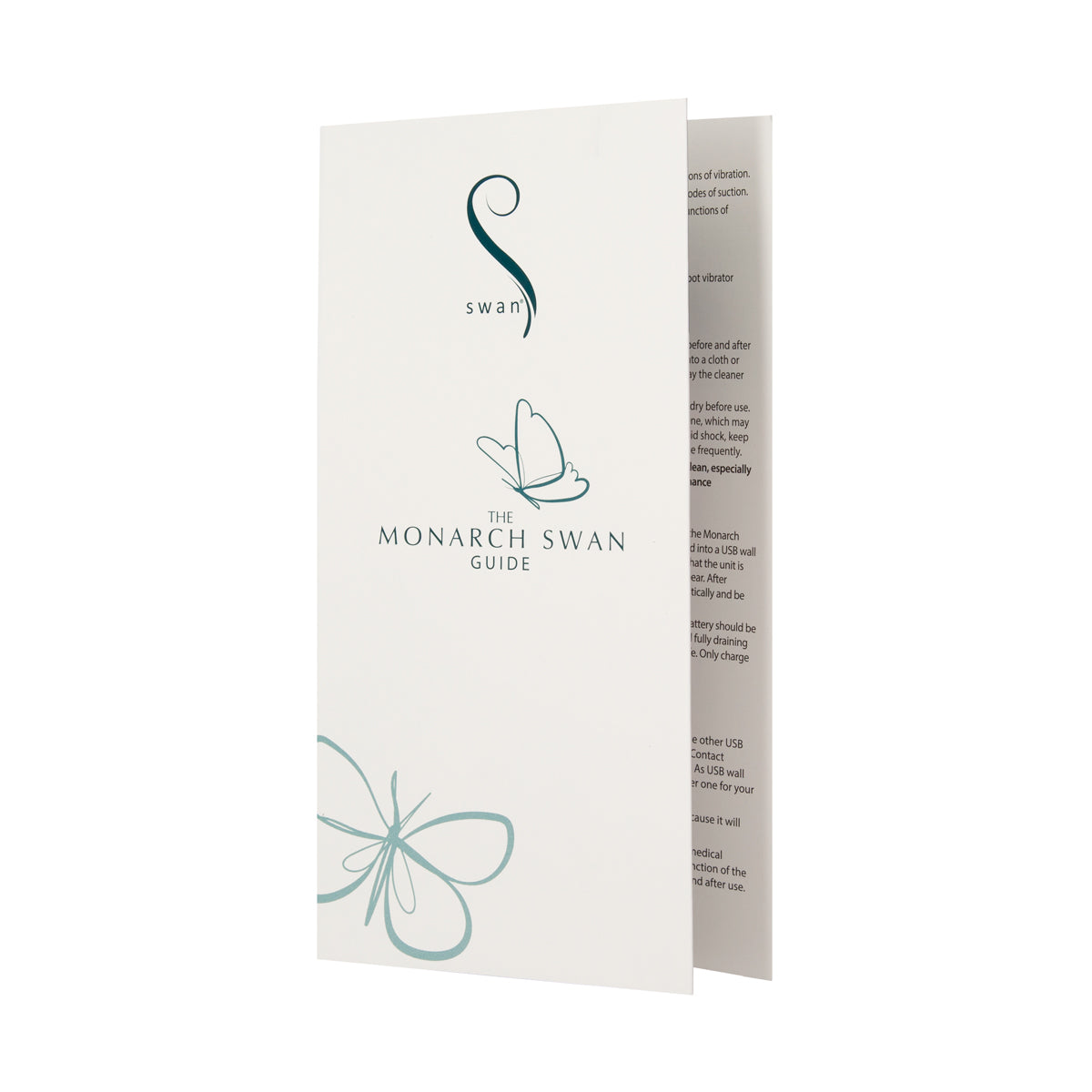 The Monarch Swan®- Transform With A Twist Vibrator & Stimulator - Teal