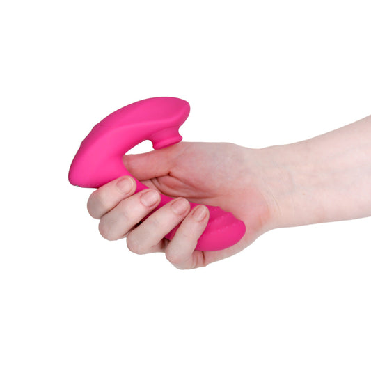 Lamode by Swan Vibrating & Airkiss Toy - Magenta