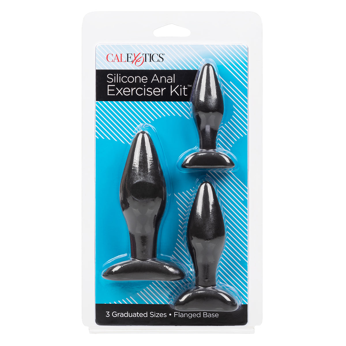 CalExotics® Silicone Anal Exerciser Kit – Black