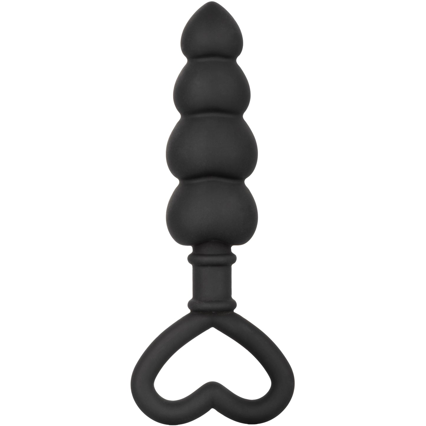 CalExotics® Silicone Heart Butt Plug – Black