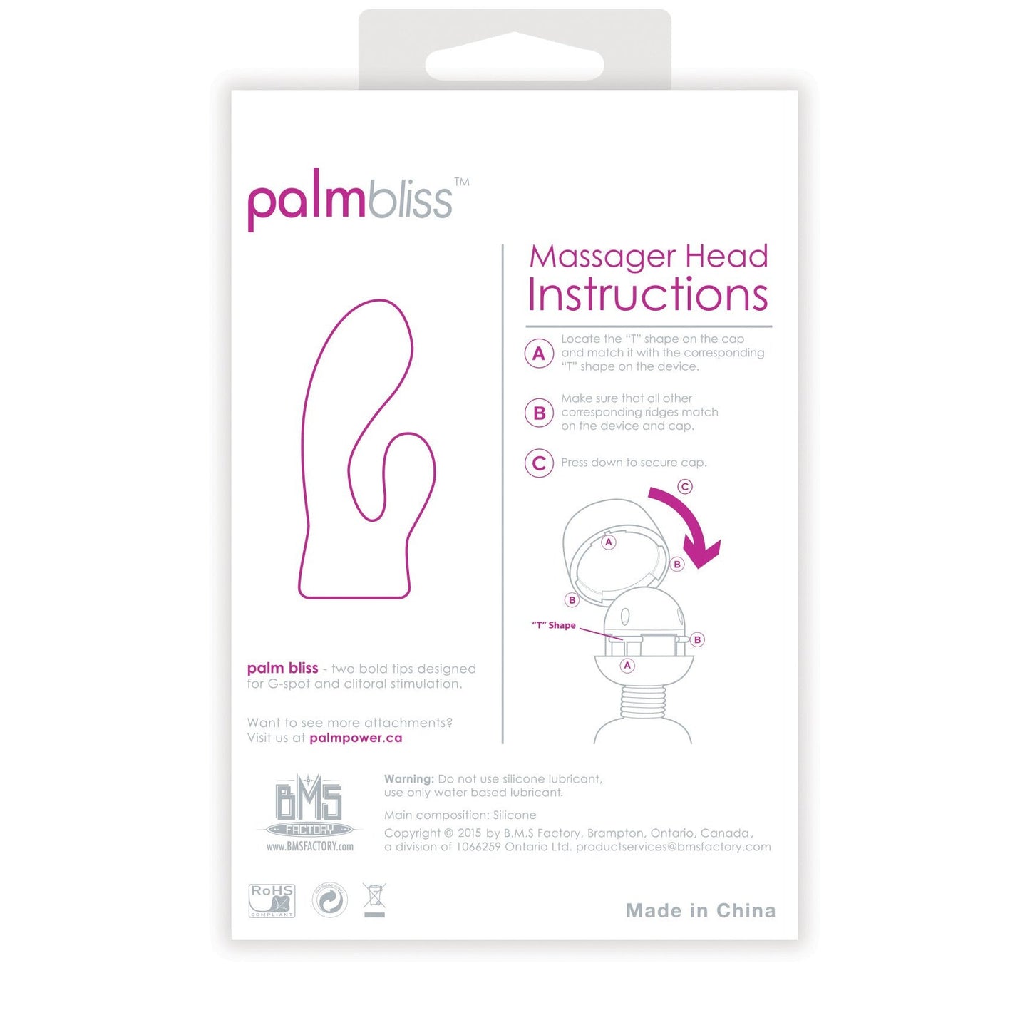 PalmPower PalmBliss Head Attachment (For use with PalmPower)