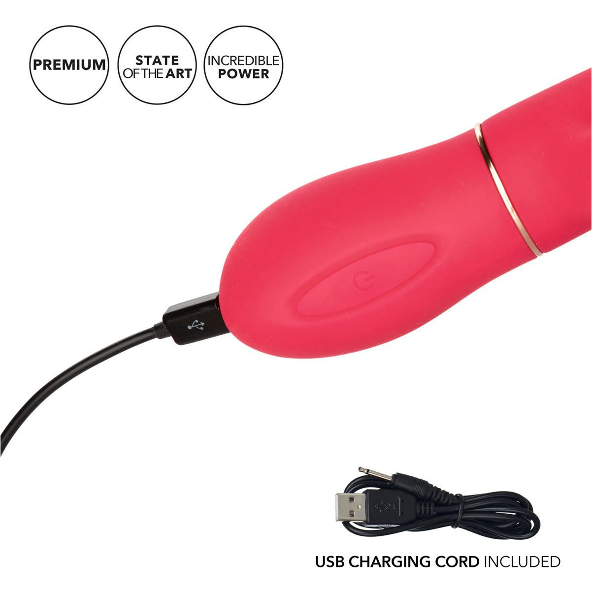 CalExotics® In Touch Passion Trio Kit – Interchangeable Vibrator – Pink
